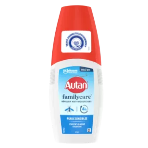 Répulsif Spray Anti- Moustiques Familycare 4h 100ml - AUTAN