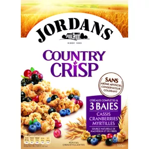 Country Crisp 4 Baies 550g - JORDANS