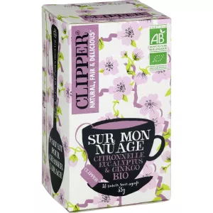 Infusion citronnelle eucalyptus ginkgo bio x20- CLIPPER