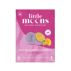 Vegan ijsmochi passievrucht & mango met cashewmelk x6 - Little Moons