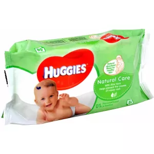 Lingettes Natural Care (56 Lingettes) - HUGGIES