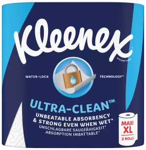 Essuie-Tout Maxi Ultra-Clean Blanc x2 - KLEENEX