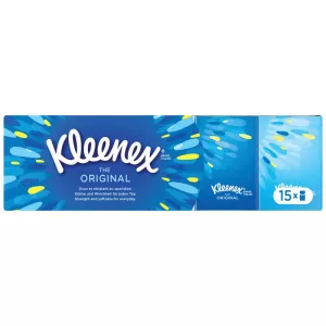 15 Etuis de Mouchoirs The Original  Mini Doux et Résistant - KLEENEX