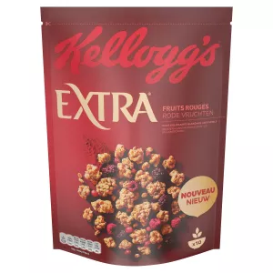 KELLOGG'S Céréales extra pepite fruits rouges 450g