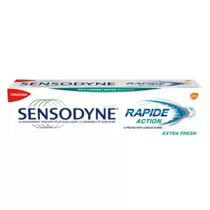 Dentifrice rapide action extra fresh 75ml - SENSODYNE