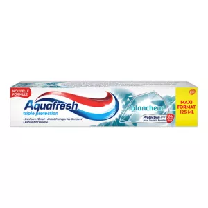 Dentifrice Blancheur Triple Action 125ml -AQUAFRESH