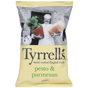 Chips de Pommes de Terreglorious Pesto, 150g  - TYRRELLS
