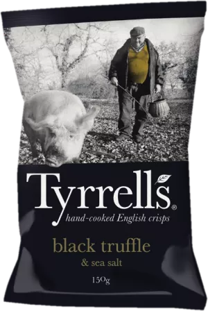Chips Truffe Noire, 150g -  TYRRELLS