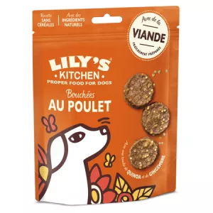 Friandises pour chien Bouchées au poulet sans céréales 70g - LILY'S KITCHEN