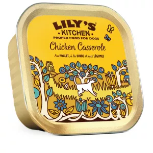 Pâtée pour chien en terrine au poulet, dinde et légumes 150g - LILY'S KITCHEN