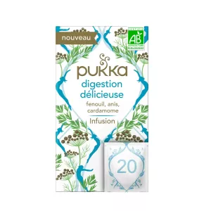 Infusion Digestion Délicieuse, Bio 20s - Pukka