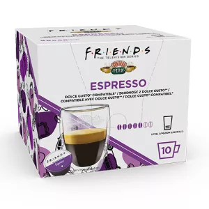 Café Espresso X10 Capsules Compatible Dolce Gusto - Friends