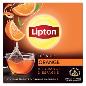 Thé Noir Aux Zestes D'orange D'espagne 20s - Lipton