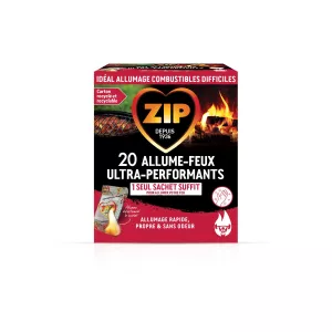 Allume-feux Sachets Ultra-Performants X20 - ZIP