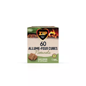 Allume-Feux Blocs Naturels Sans Odeurs et Efficace x60 - ZIP