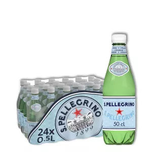 Eau Minérale Gazeuse 24x50cl - SAN PELLEGRINO