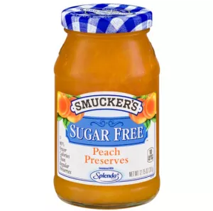 Sm 12.75 Oz Sf Peach Pres 8ct - SMUCKER