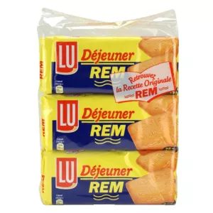 Biscuits Petit-Déjeuner REM 3x255g - LU