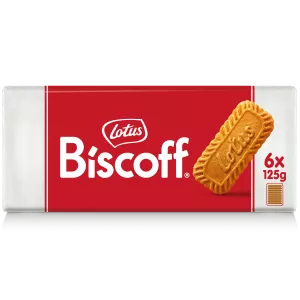 BISCOFF Speculoos Original Format Familial 750g (6x125g) - LOTUS