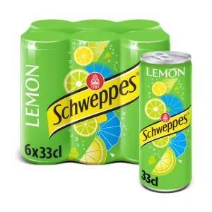 Soda saveur Citron 6x33cl - SCHWEPPES