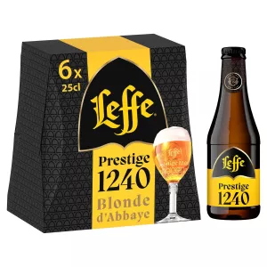 Bière Blonde Prestige 1240 6x25cl - LEFFE