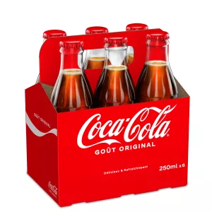 Soda au cola goût original 6x25cl - COCA-COLA