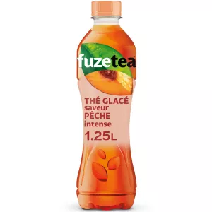 Thé glacé pêche intense 1,25L - FUZE TEA