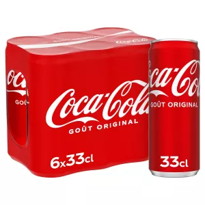 Soda goût Original 6x33cl - COCA-COLA