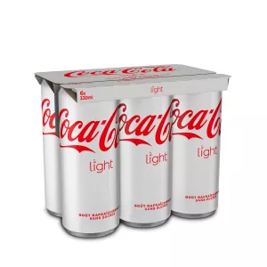 Soda au Cola light sans sucres 6x33cl - COCA-COLA