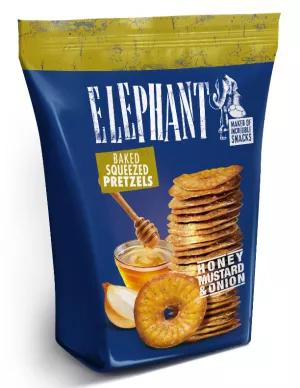 Bretzel Miel Moutarde et OigNon, 160g - ELEPHANT