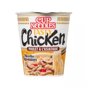 Soupe de nouilles Japonaises Poulet en cup 63g - NISSIN