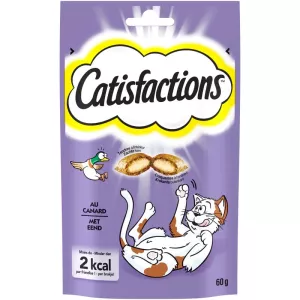 Friandises pour chat au canard 60g - CATISFACTION