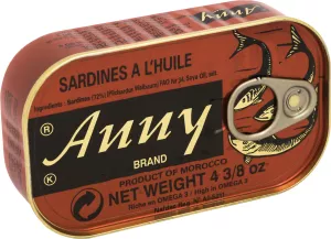 Cá Mòi Ngâm Dầu Thực Vật 50 X 125 Gr - Anny