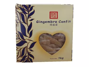 Gingembre Confit En Tranches 1kg - MONT ASIE