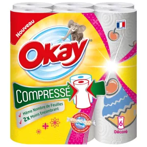 Okay Compresse Decore 6 Rlx