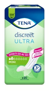 Tena Discreet 20 Serviettes Ultra Mi