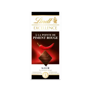 Excellence Zwart met Rode Peper Tip Tablet 100 G - LINDT