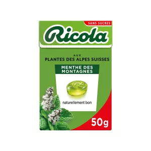 Bonbons Menthe Des Montagnes 50g - RICOLA
