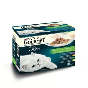 Pâtée pour chat légumes/viandes 12x85g - PURINA GOURMET