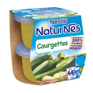 Sufuria za Zucchini kutoka miezi 4 2x130g NATURNES - NESTLE - NESTLÉ