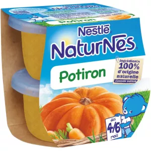 Petits pots potiron dès 4mois 2x130g - NESTLÉ