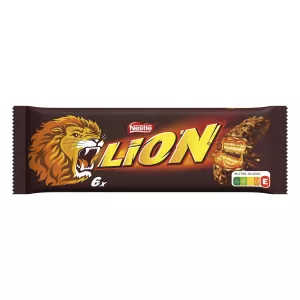 Barres Chocolatées Au Caramel Et Céréales Croustillantes 6x42g - LION