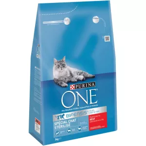 Croquettes Pour Chat Stérilisé Au Bœuf 3kg - PURINA ONE