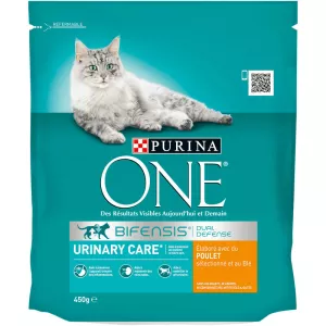 Croquettes pour chat poulet/blé 450g - PURINA ONE