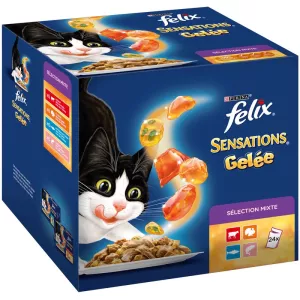 Pâtée pour chat effilés en gelée viande et poisson 2.4 kg - PURINA