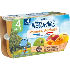 Naturnes Pommes-abricots 4x130