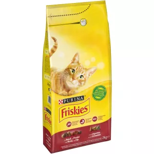 Croquettes chats au bœuf/poulet et légumes Friskies 2kg - PURINA
