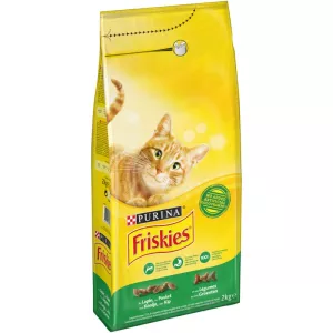 Croquettes pour chats au lapin/poulet/légumes Friskies 2 kg - PURINA
