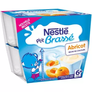 Dessert bébé abricot 6+ mois 8x100g - NESTLE