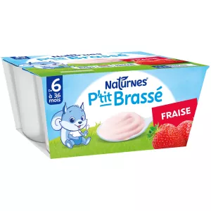 P'tit fresa elaborada a partir de 6 meses 4x100g - NESTLE